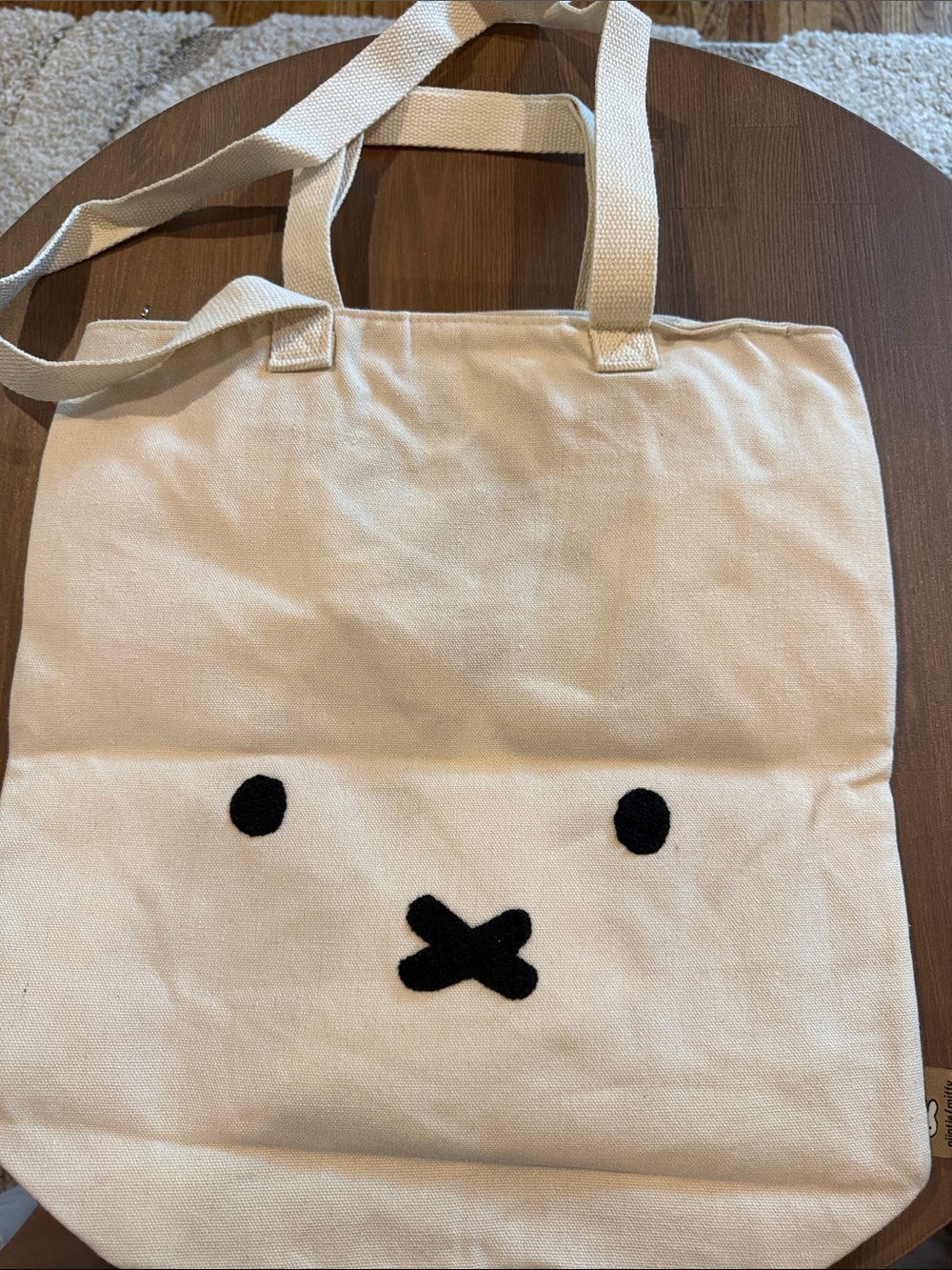 NEW WITH TAGS - Miffy Canvas Tote with Snout